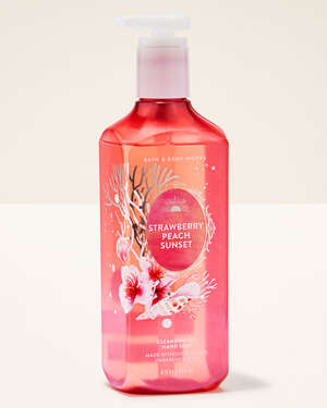 Strawberry Peach Sunset Cleansing Gel Hand Soap