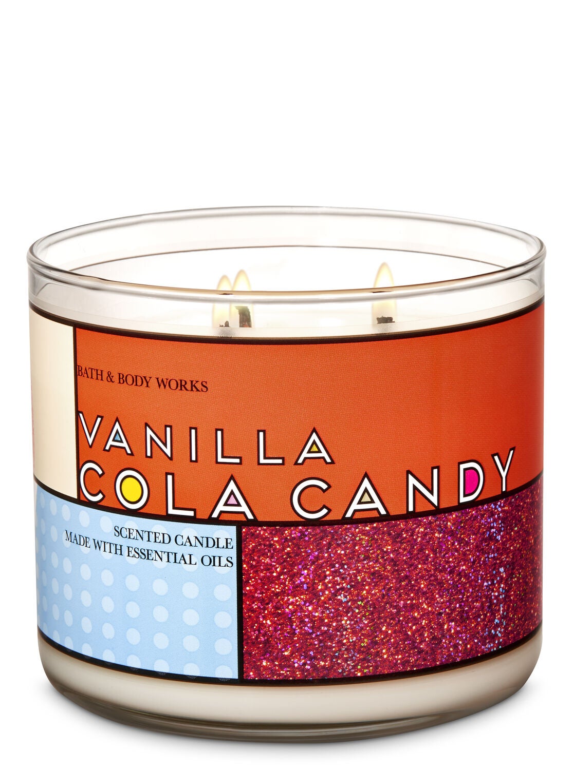 Vanilla Cola Candy 3-Wick Candle - Bath And Body Works