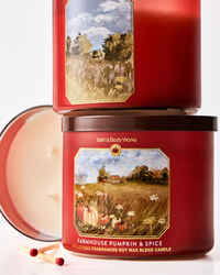 Farmhouse Pumpkin & Spice 3-Wick Candle