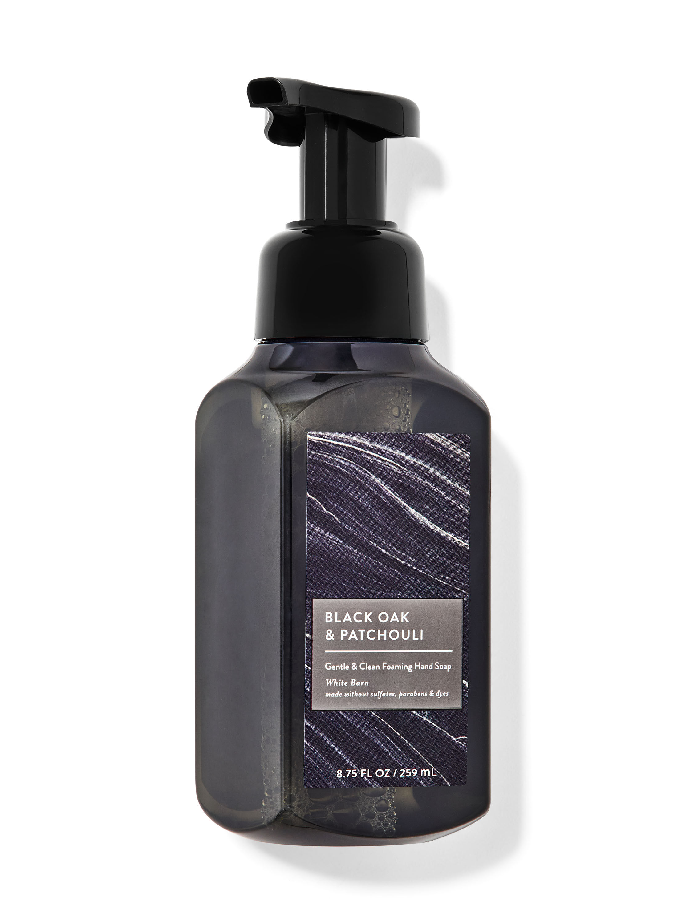 Black Oak & Patchouli Gentle & Clean Foaming Hand Soap