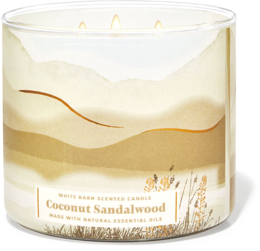 Coconut Sandalwood 3-Wick Candle