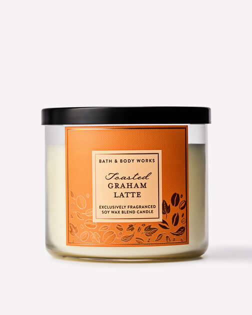 Toasted Graham Latte 3-Wick Candle