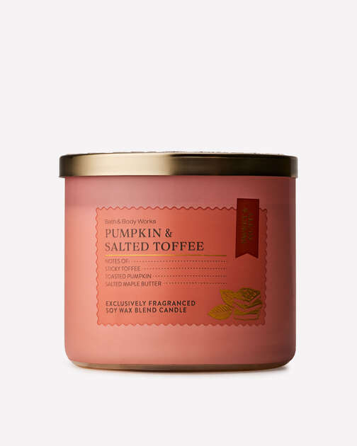 Pumpkin & Salted Toffee 3-Wick Candle