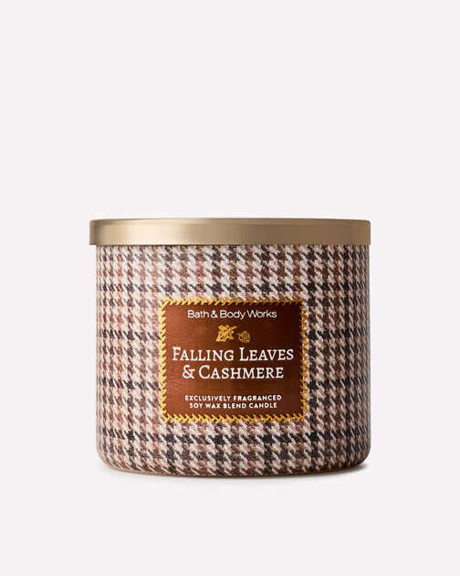Falling Leaves & Cashmere 3-Wick Candle