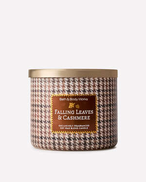 Falling Leaves & Cashmere 3-Wick Candle