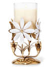 Metal Florals Single Wick Candle Holder