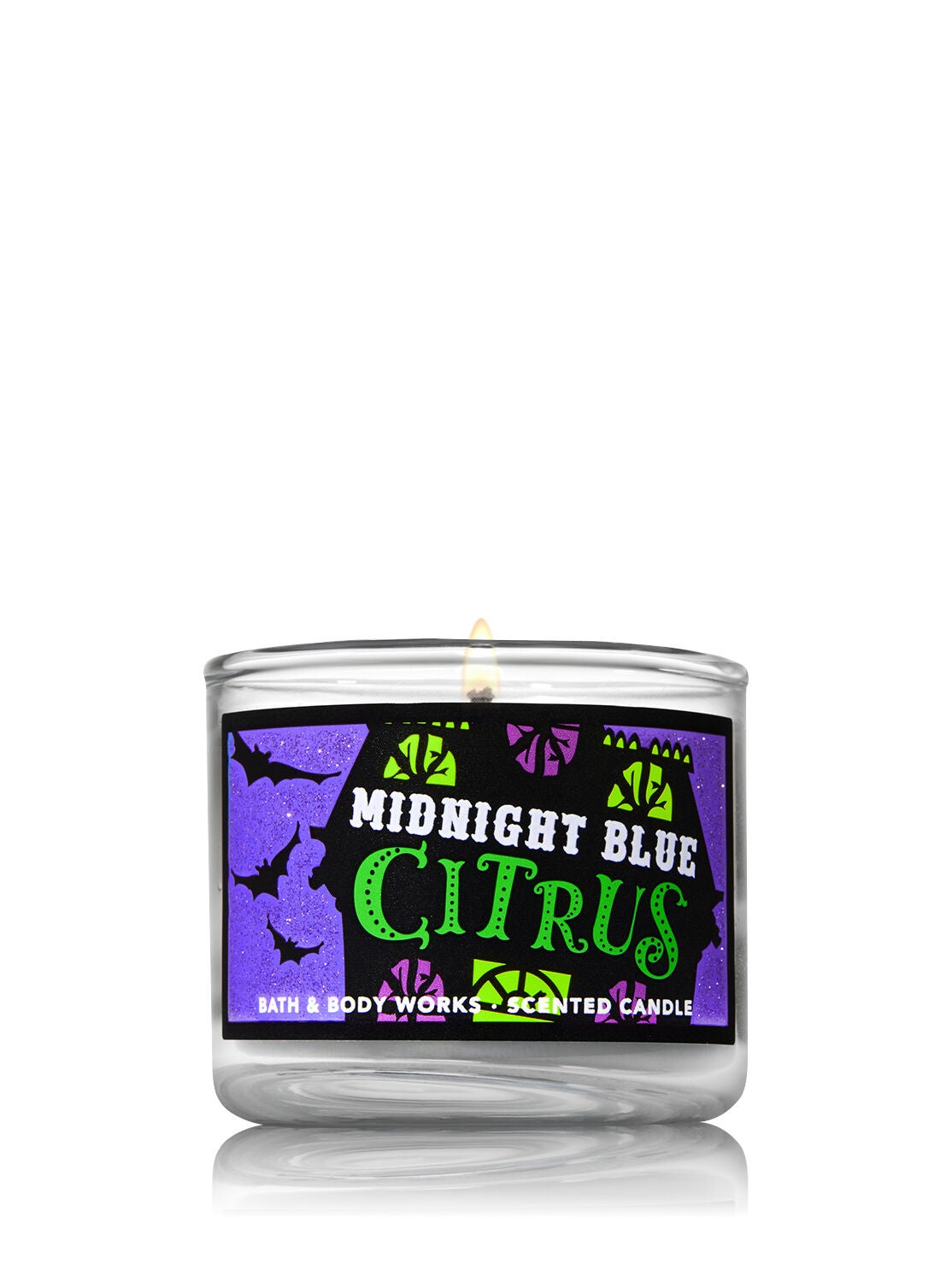 Midnight Blue Citrus Mini Candle - Bath And Body Works