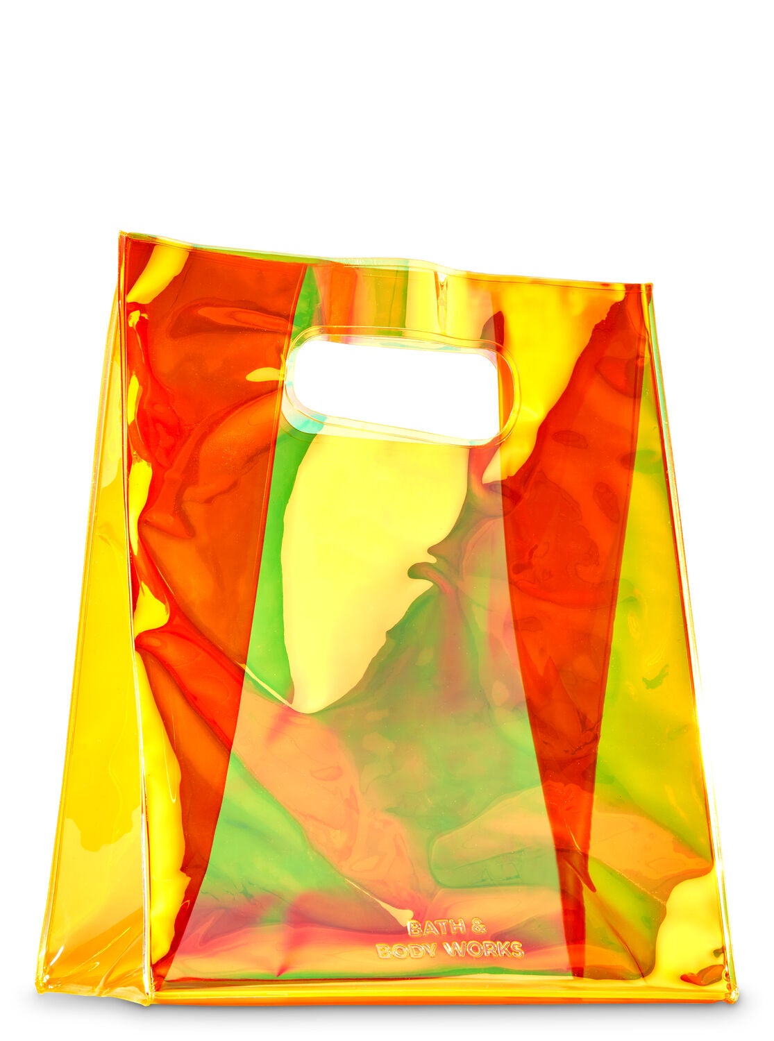 Orange Iridescent Gift Bag - Bath And Body Works