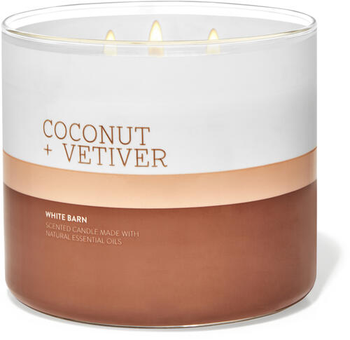 Coconut &amp; Vetiver 3-Wick Candle