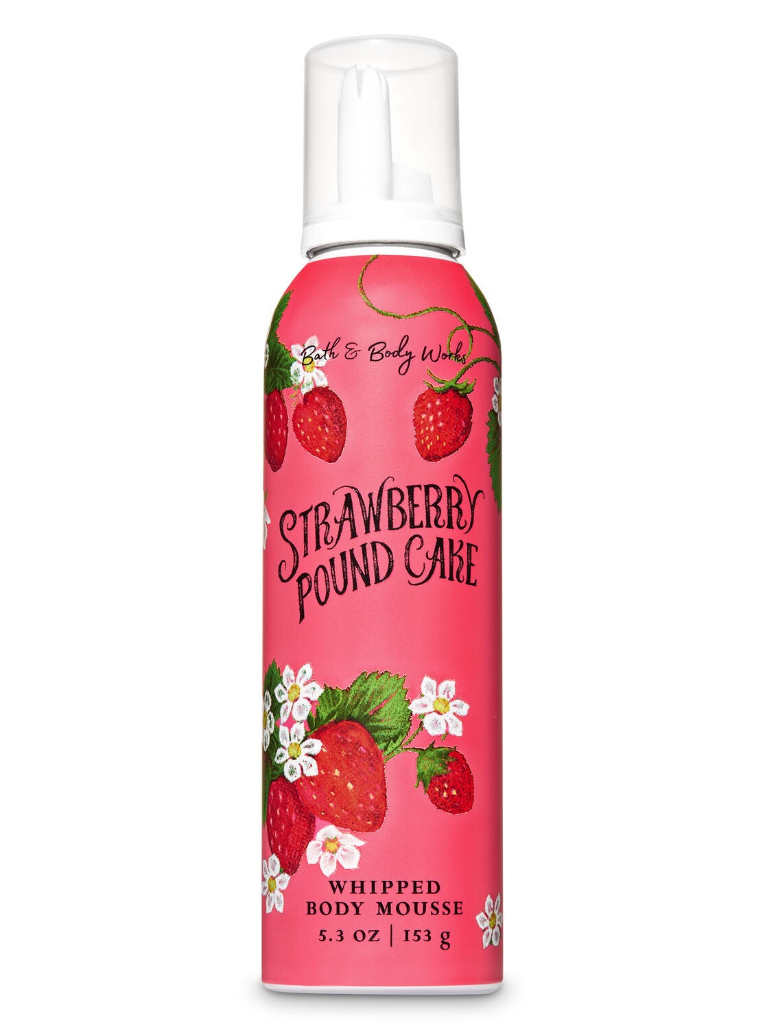 Strawberry Pound Cake Whipped Body Mousse - Bath And Body Works