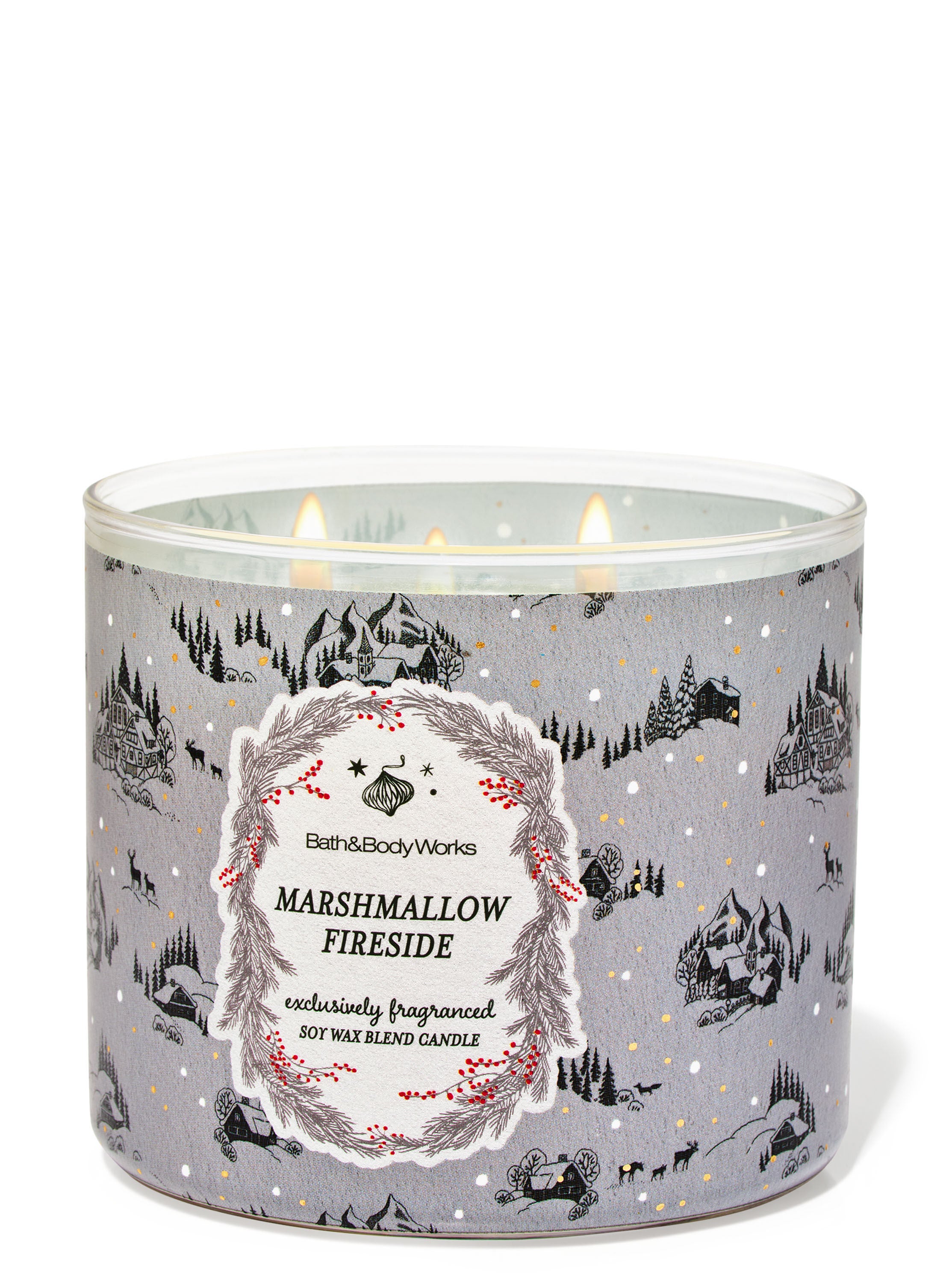 Marshmallow Fireside 3-Wick Candle | Bath & Body Works