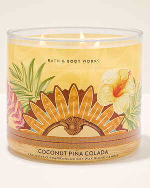 Coconut Piña Colada 3-Wick Candle