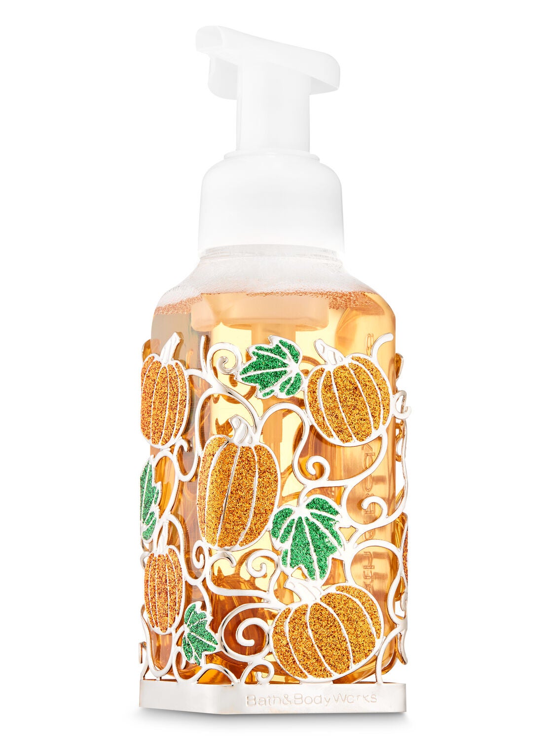 Glittery Pumpkin Vines Gentle Foaming Soap Holder