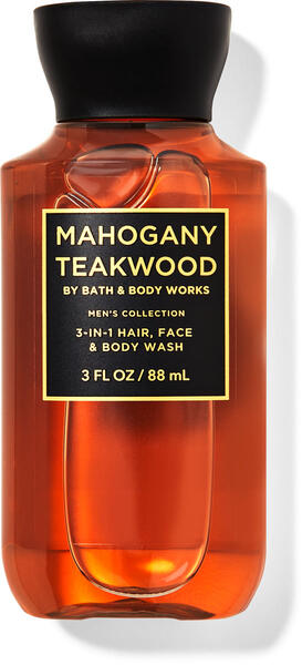 Mahogany Teakwood Travel Size Body Wash