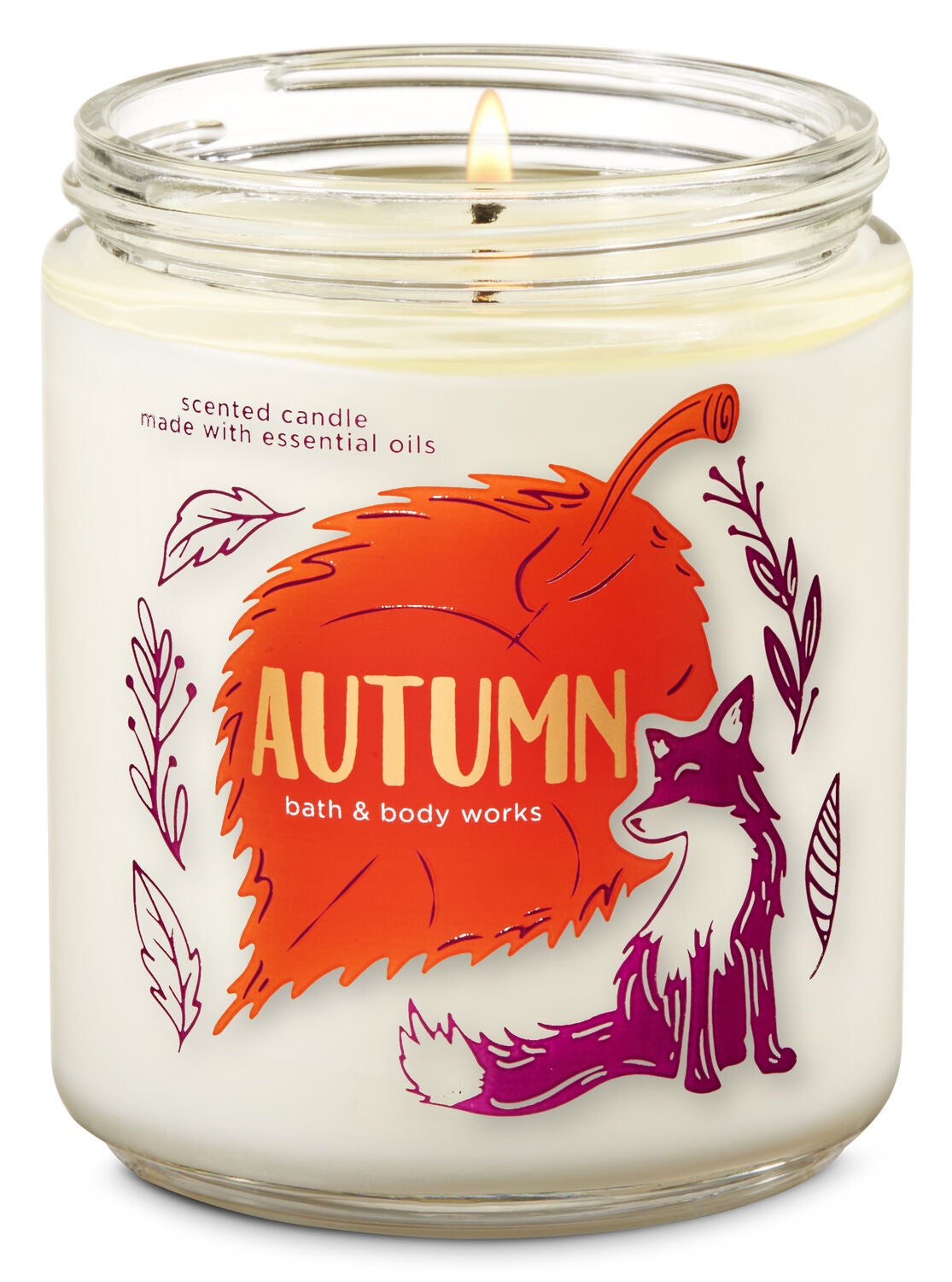 Autumn Single Wick Candle - Bath And Body Works