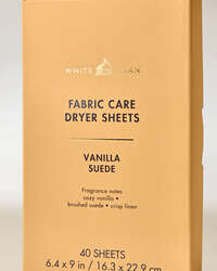Vanilla Suede Dryer Sheets