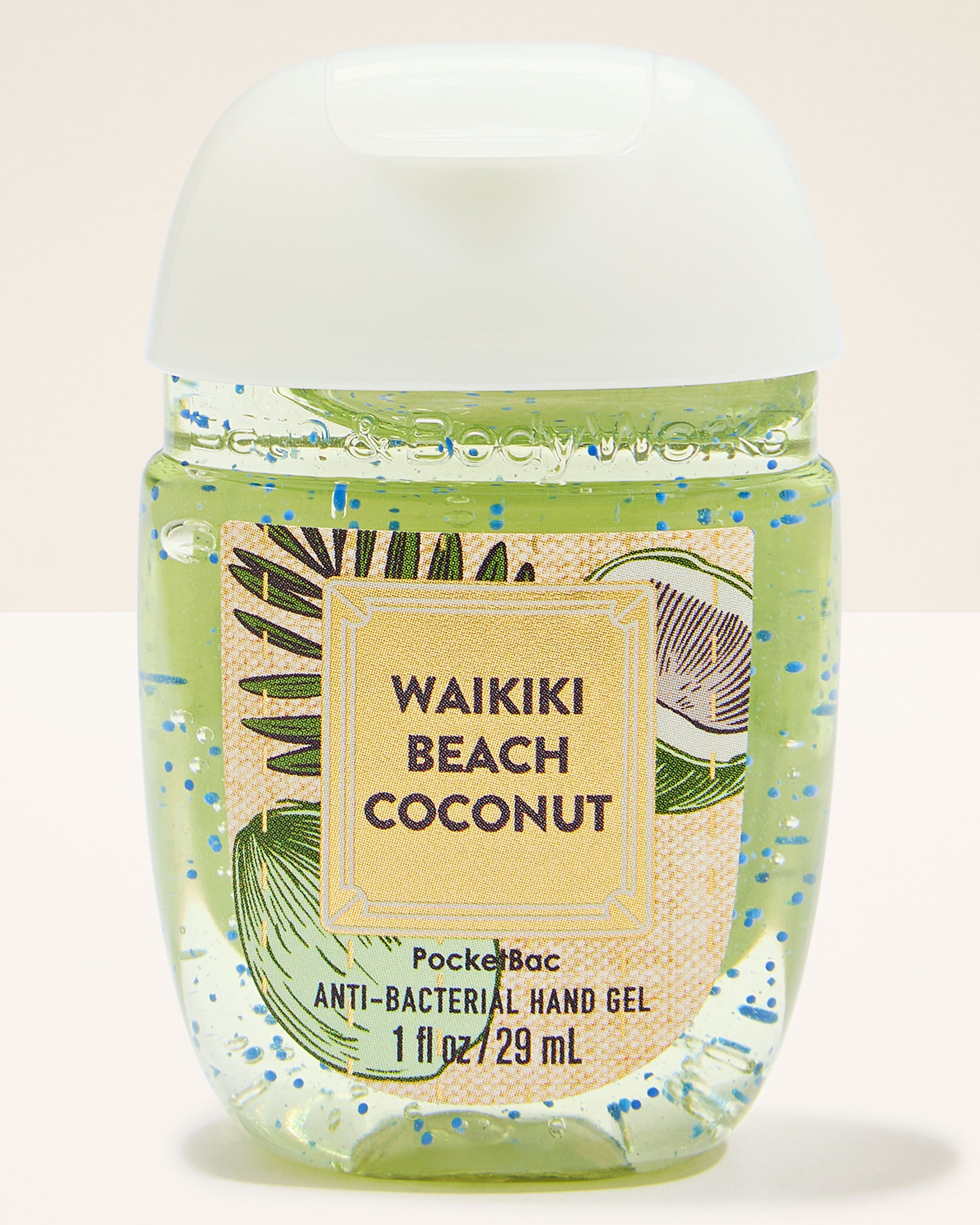 バスアンドボディーワークス ワイキキビーチココナッツ Waikiki Beach Coconut PocketBac Hand Sanitizer | Bath & Body Works