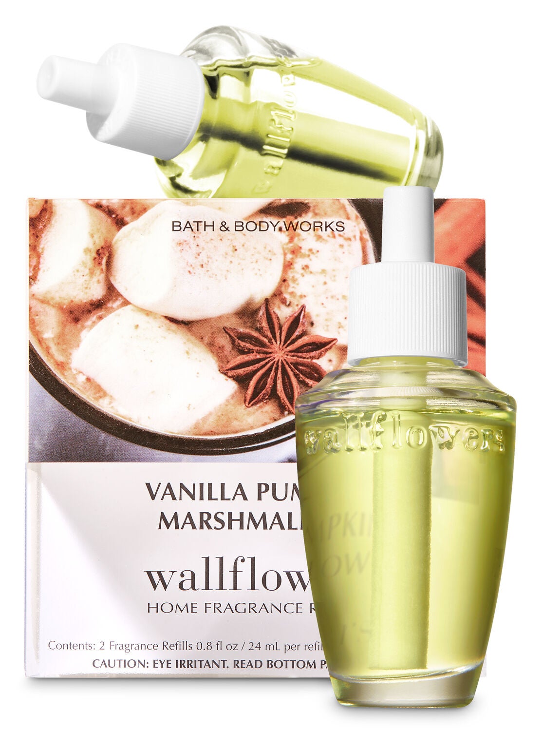 Vanilla Pumpkin Marshmallow Wallflowers Refills, 2-Pack - Bath And Body Works