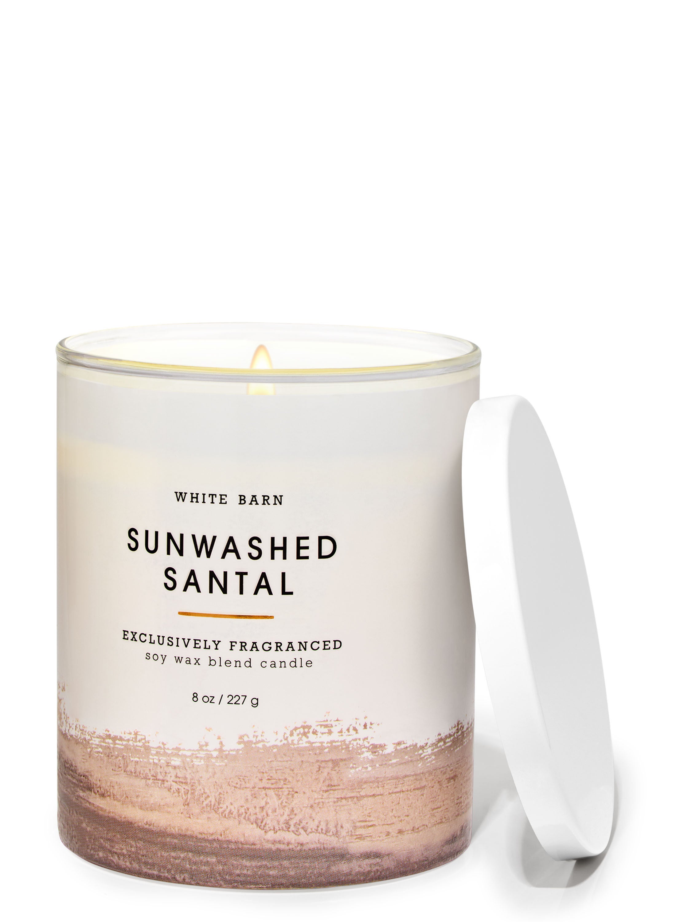2024年新作入荷 Single Santal Sunwashed Wick Bath | Barn White - Candle 芳香器・アロマポット・アロマストーン