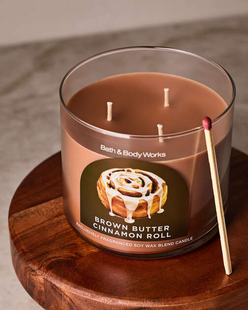 Brown Butter Cinnamon Roll 3-Wick Candle