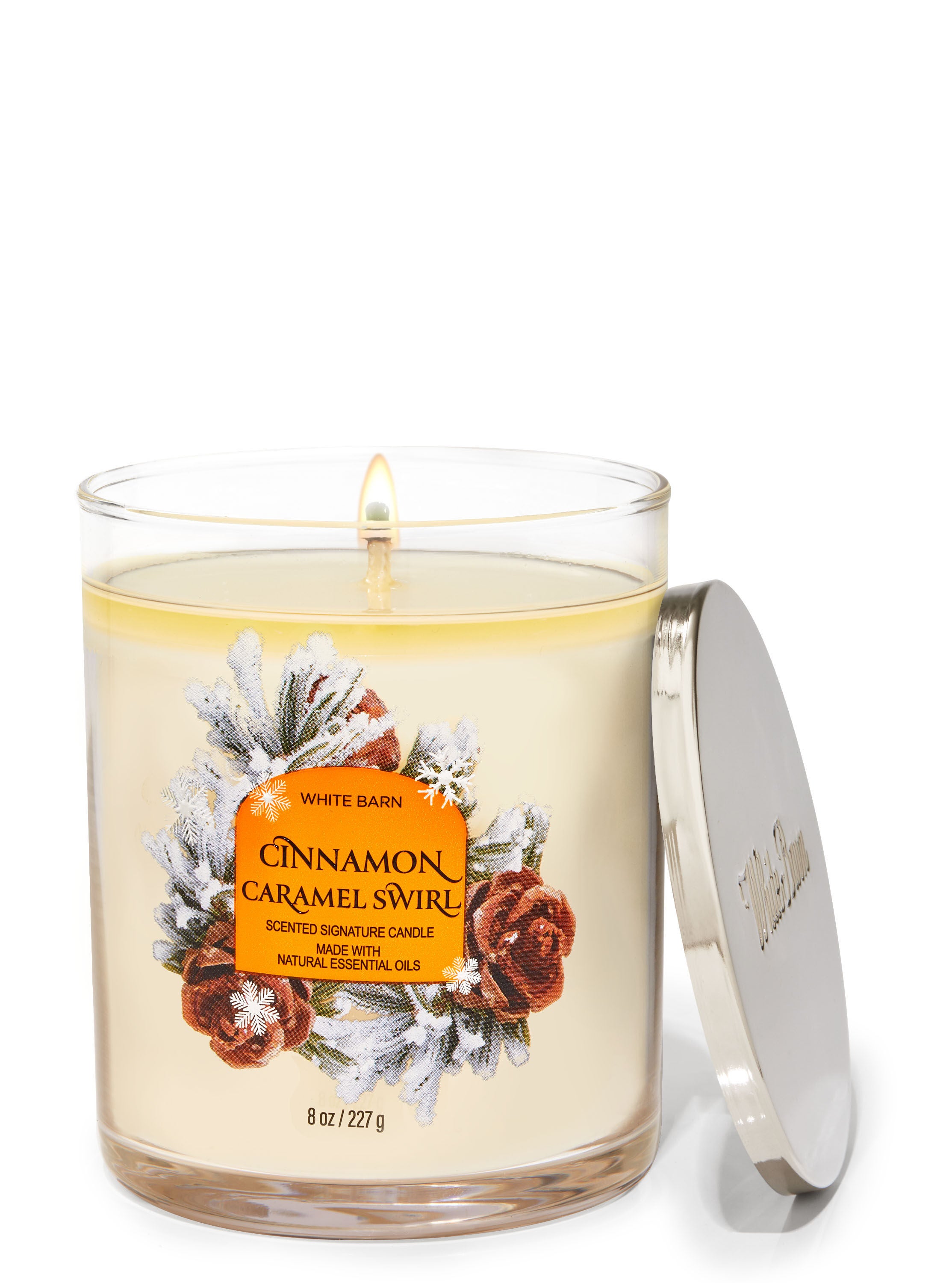 Cinnamon Caramel Swirl Signature Single Wick Candle