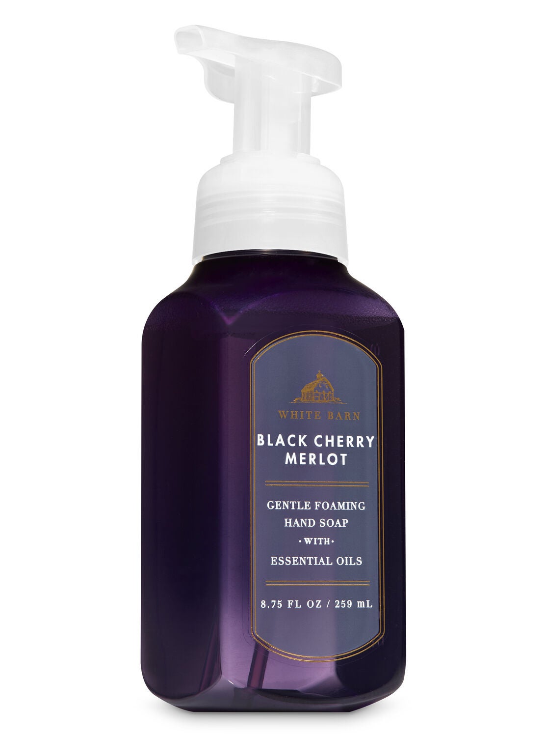White Barn Black Cherry Merlot Gentle Foaming Hand Soap - Bath And Body Works