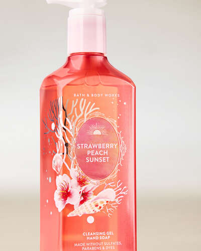 Strawberry Peach Sunset Cleansing Gel Hand Soap