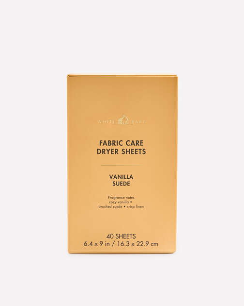 Vanilla Suede Dryer Sheets