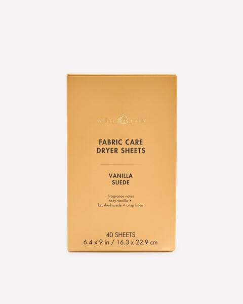 Vanilla Suede Dryer Sheets