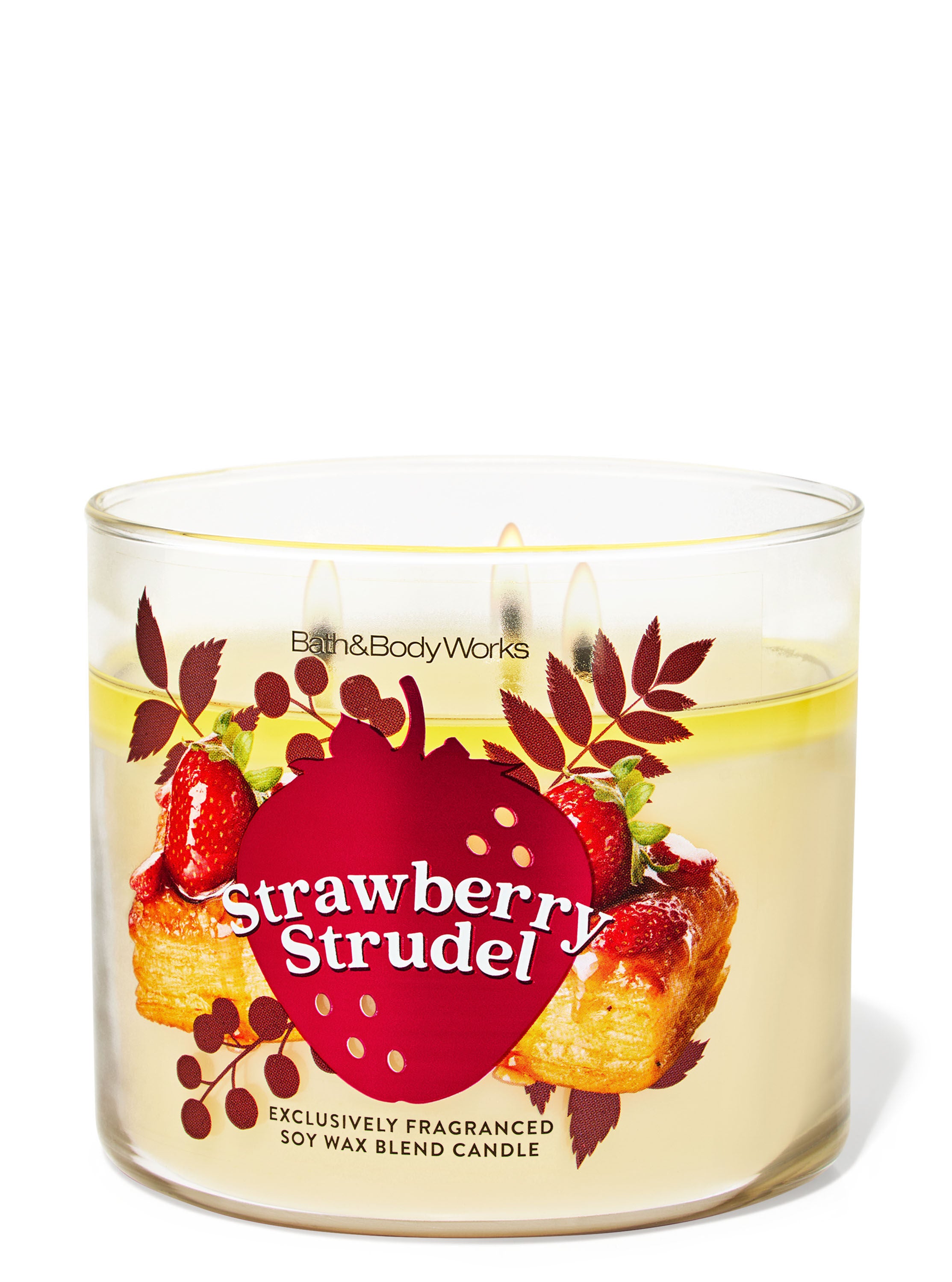 Strawberry Strudel 3-Wick Candle