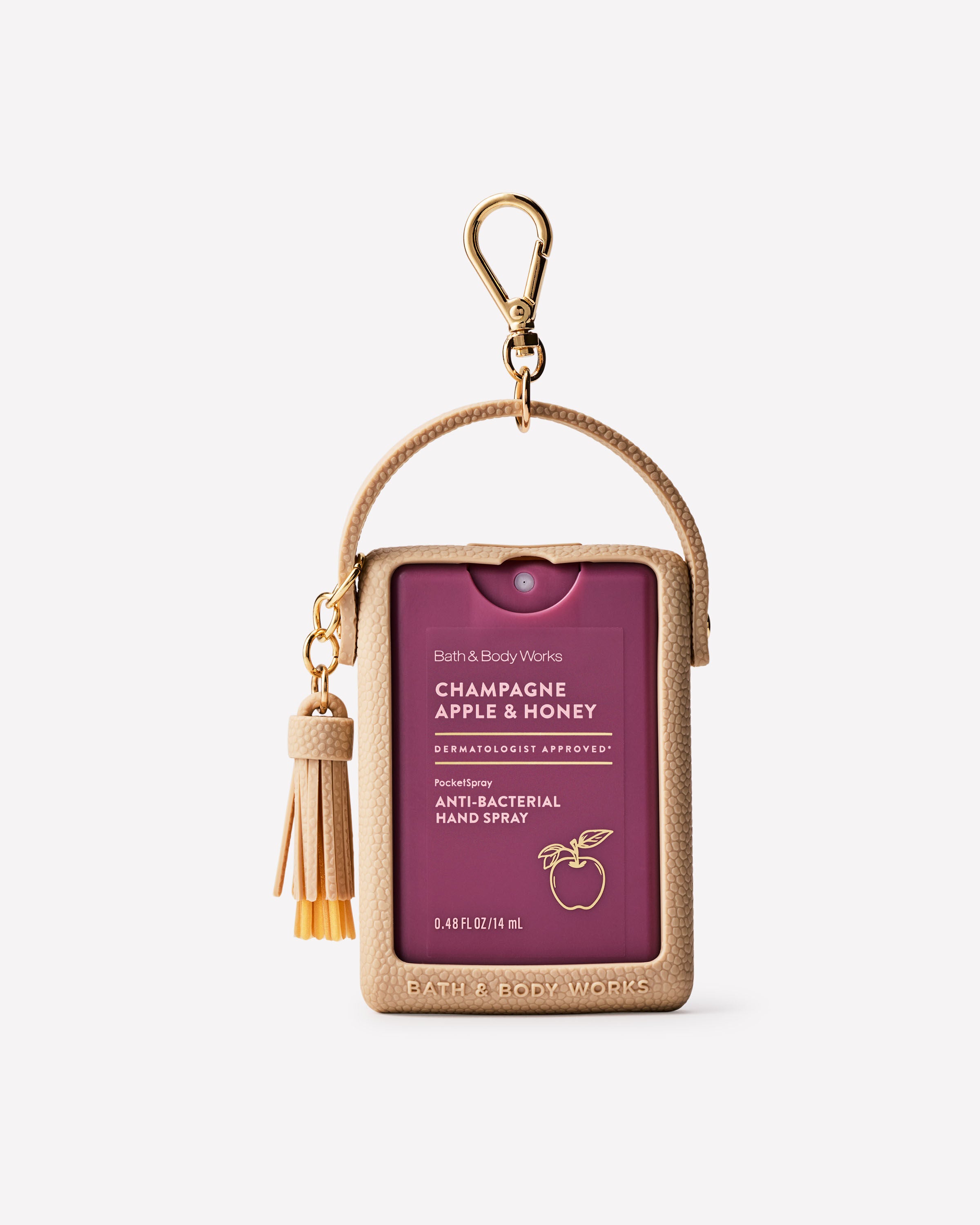 Tan Textured Holder with Strap PocketSpray Holder | Bath & Body Works