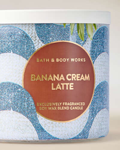 Banana Cream Latte 3-Wick Candle