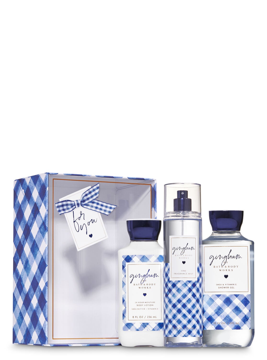 Gingham Gift Box Set - Bath And Body Works