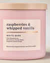Raspberries & Whipped Vanilla 3-Wick Candle