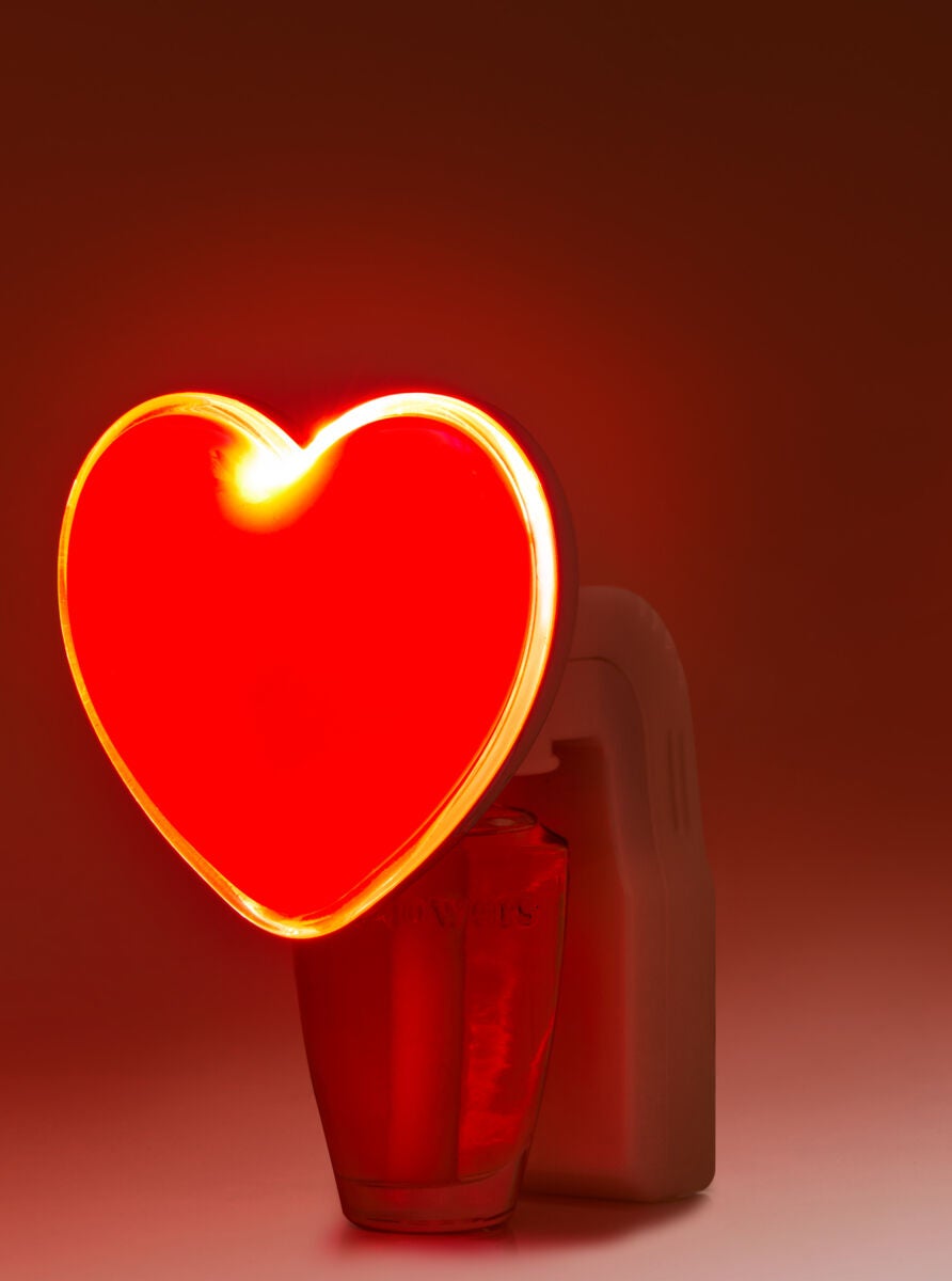 Neon Heart Nightlight Wallflowers Fragrance Plug