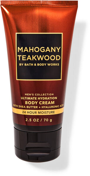 Bath & Body Works Mahogany Teakwood Travel Size Ultimate Hydration Body Cream