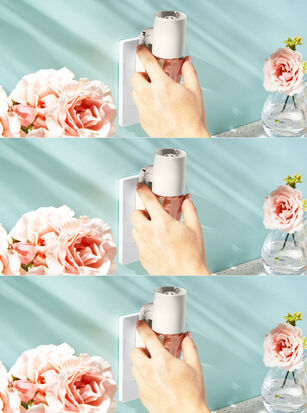 Two-Toned Silver Wallflowers Scent Control&amp;trade; Nightlight Fragrance Plug