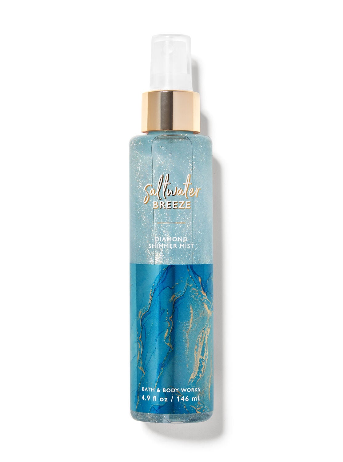 Saltwater Breeze Diamond Shimmer Mist - Bath And Body Works