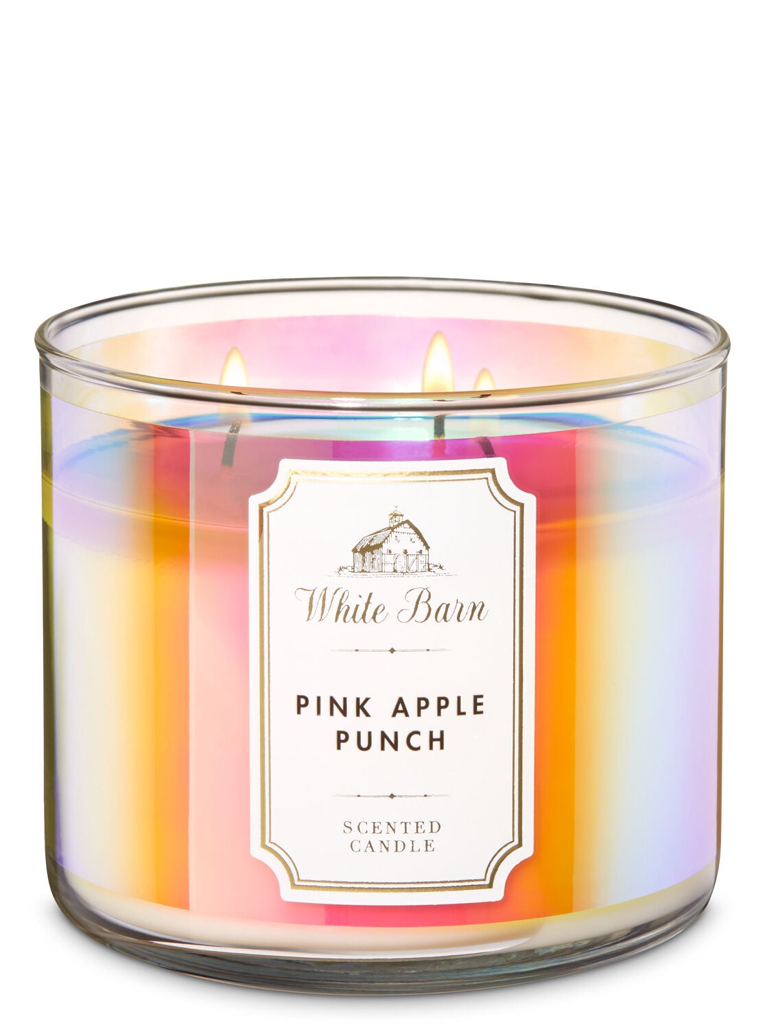 Pink Apple Punch 3-Wick Candle - Bath And Body Works