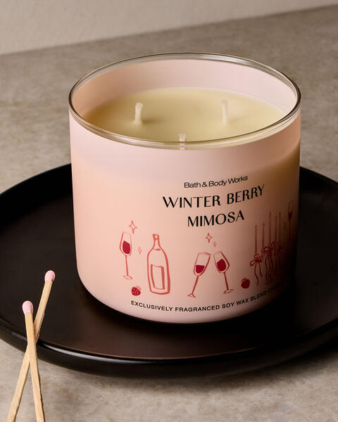 Winter Berry Mimosa 3-Wick Candle