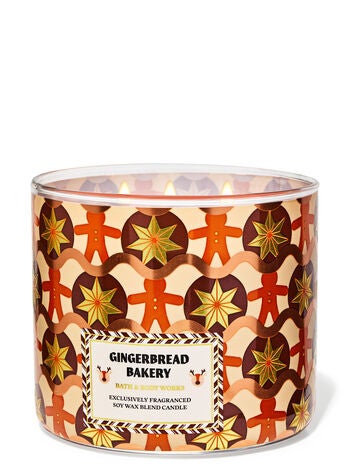 Gingerbread Bakery 3-Wick Candle  | Bath & Body Works