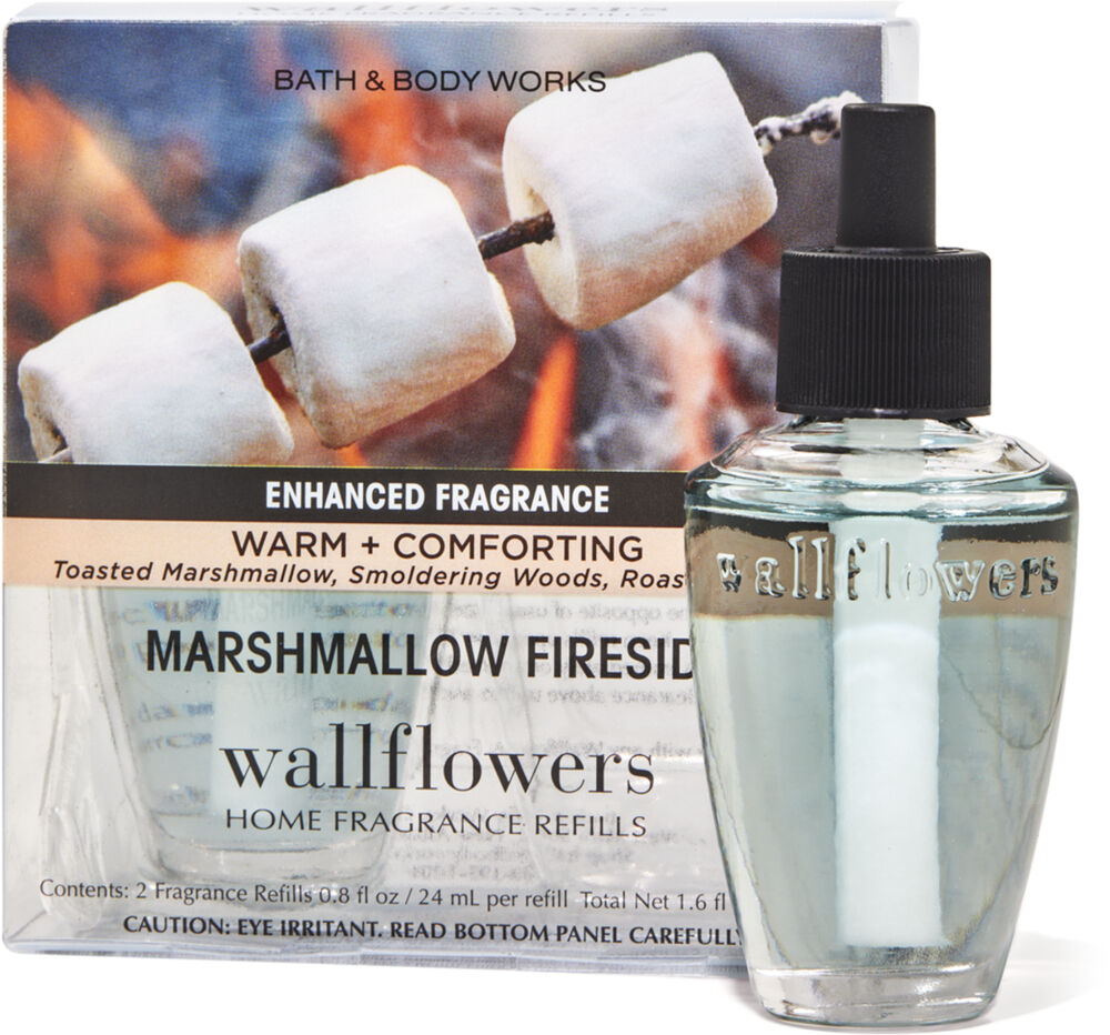 Marshmallow fireside. Details about   Bath And  Body Works Refill Wallflowers 2 Bulbs 