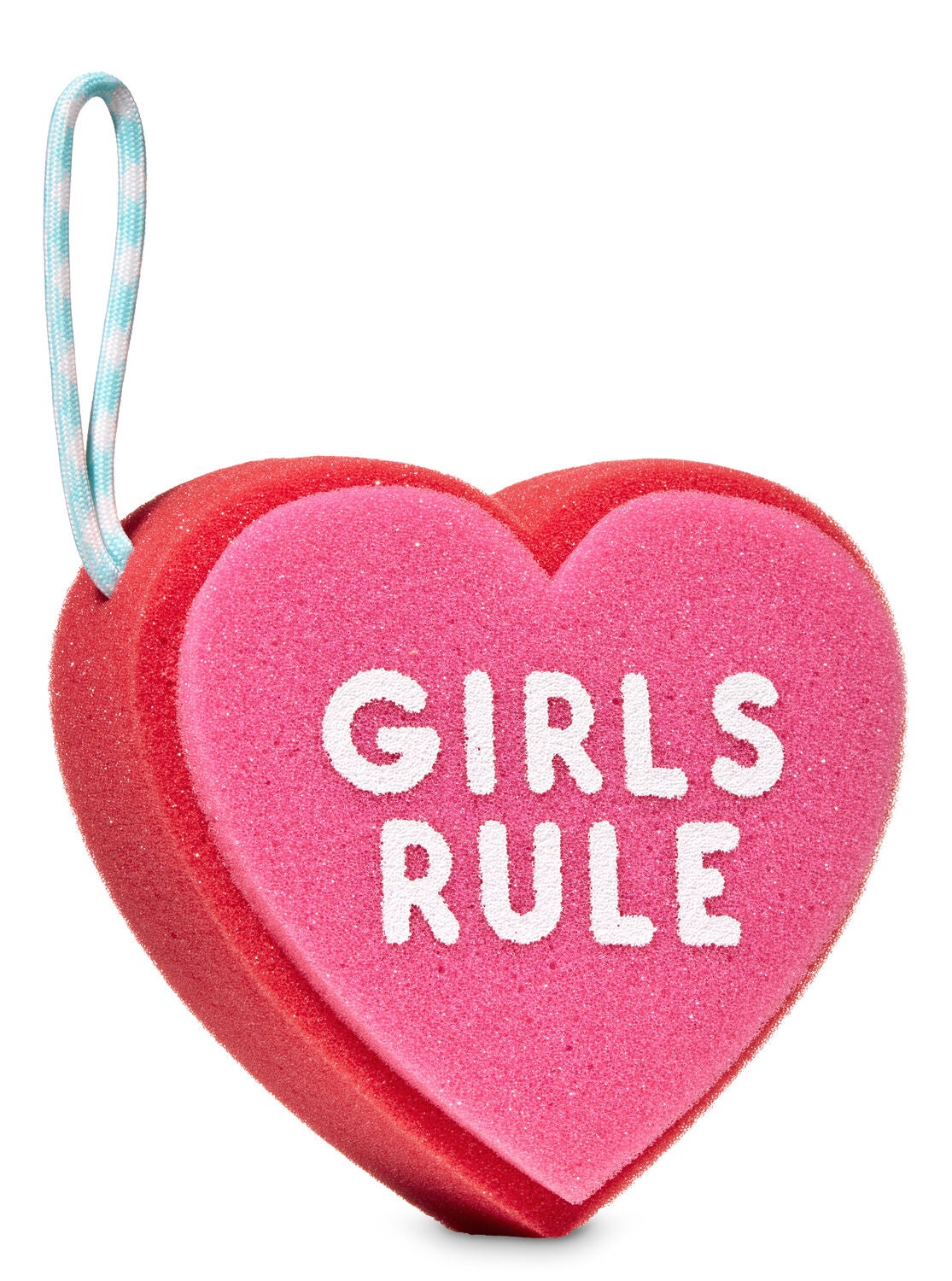 Girls Rule Heart Shower Sponge - Bath And Body Works