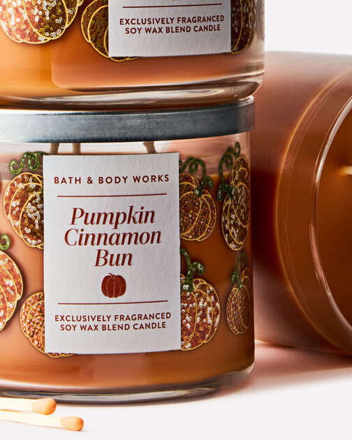 Pumpkin Cinnamon Bun 3-Wick Candle