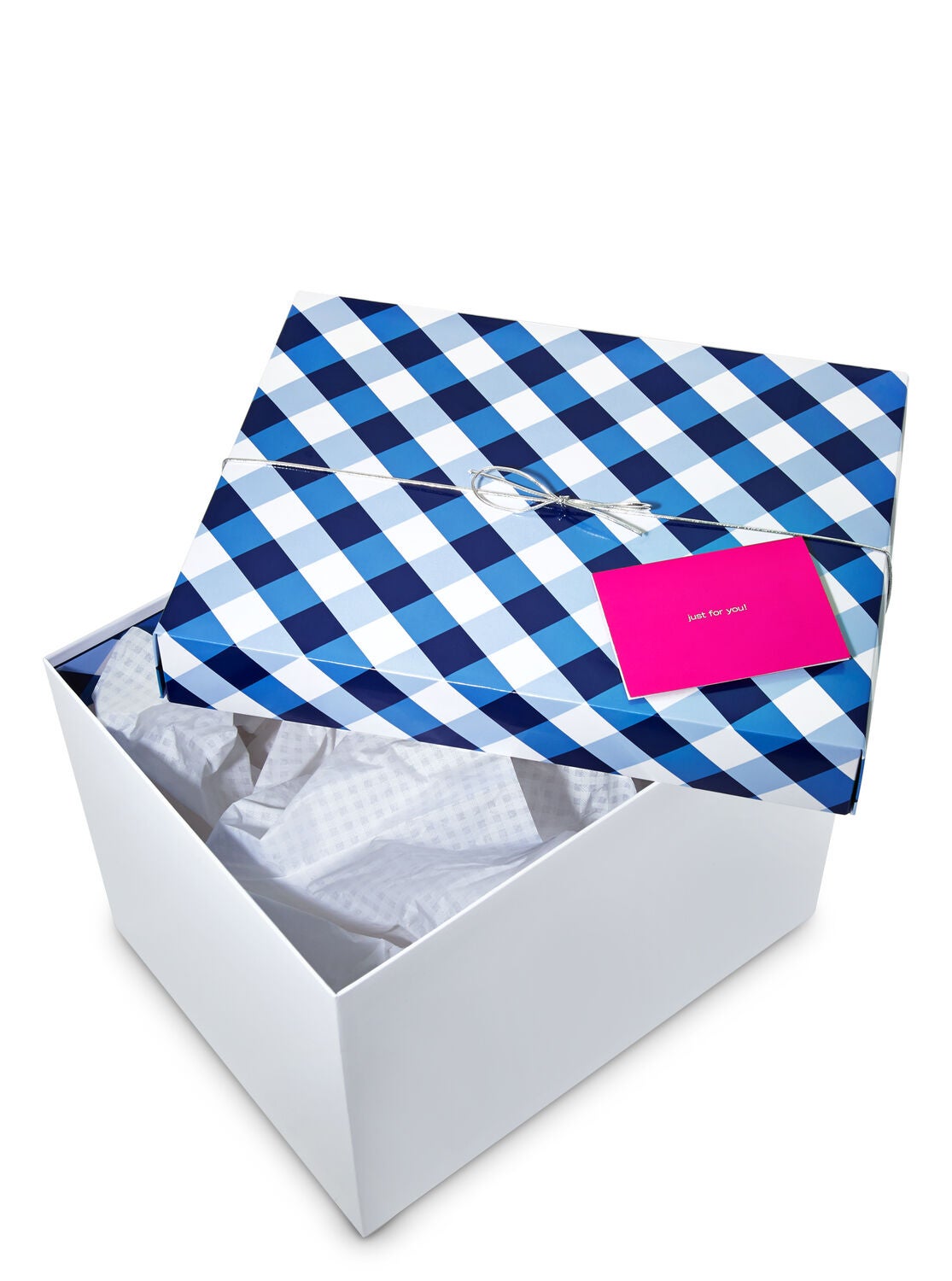 Large Gingham Gift Box Kit - Bath And Body Works