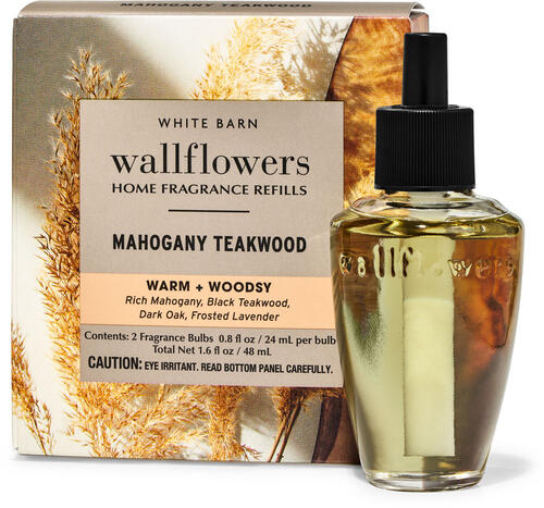 Mahogany Teakwood Wallflowers Refills 2-Pack