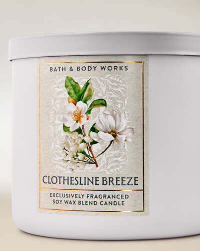 Clothesline Breeze 3-Wick Candle