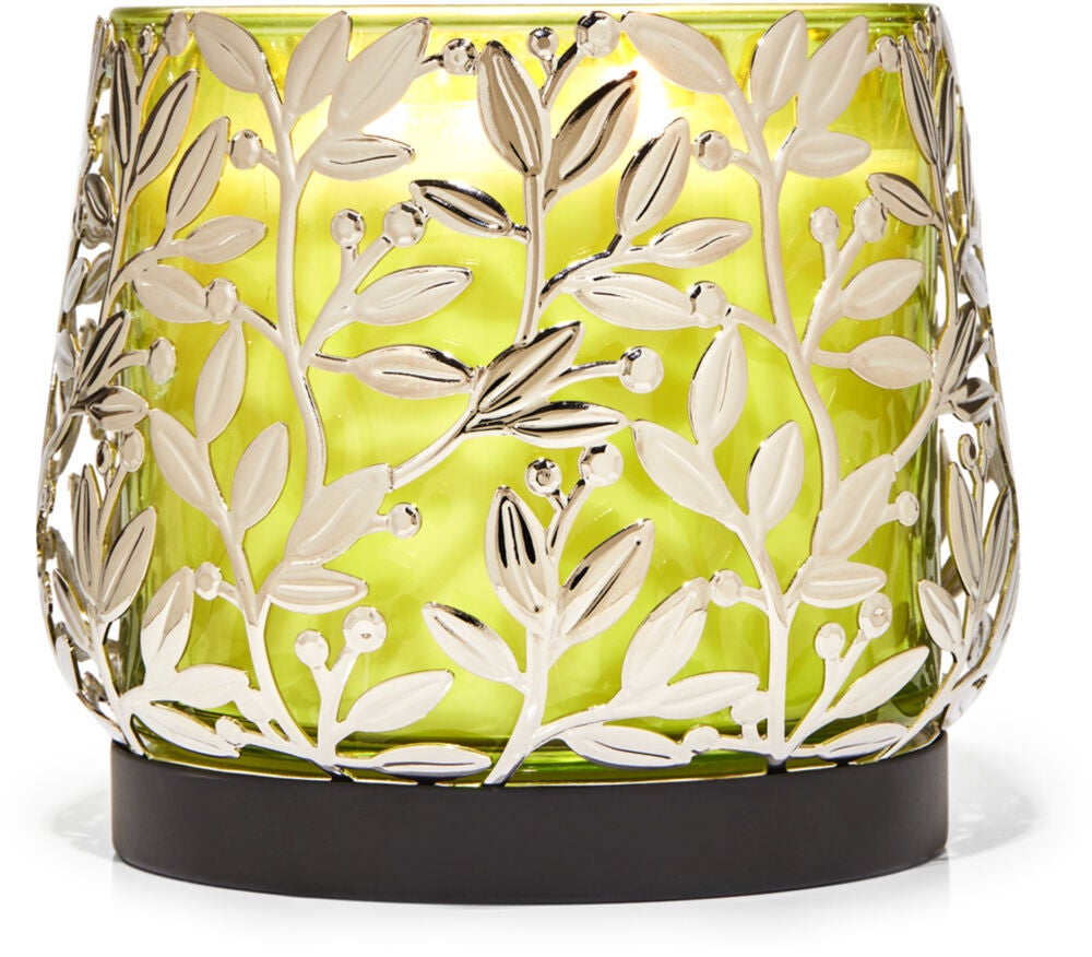 Botanical Bling 3-Wick Candle Holder