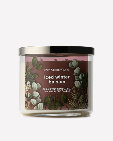 Iced Winter Balsam 3-Wick Candle