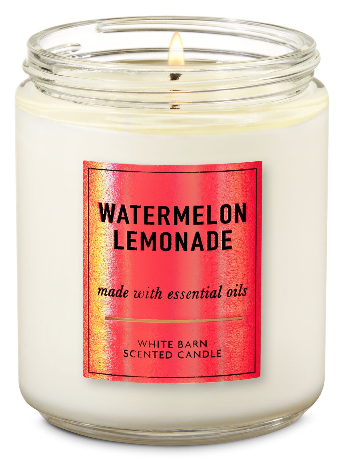 Watermelon Lemonade Single Wick Candle - Bath And Body Works